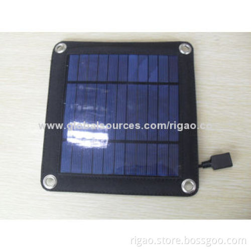 5W portable solar charger for mobile phone